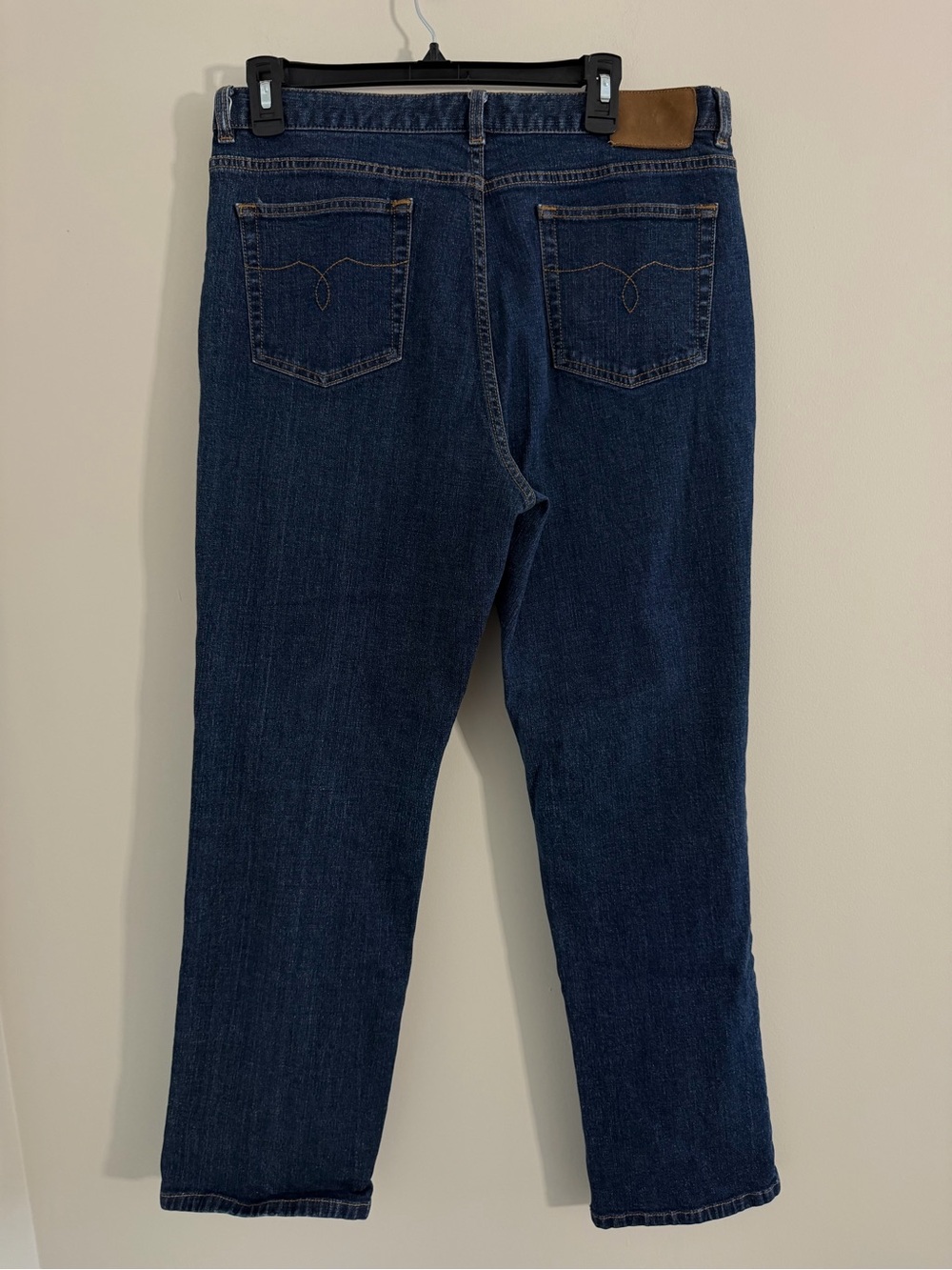 Lauren Jeans Co Womens Petite 14P Dark Wash Denim Jeans Classic Timeless Preppy - Picture 10 of 11